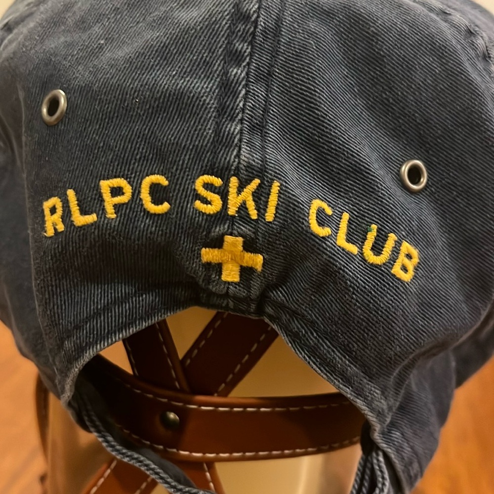 Polo Ralph Lauren Ski Patrol Club Hat Cap One Size Vintage blue Strap Back - Picture 7 of 16